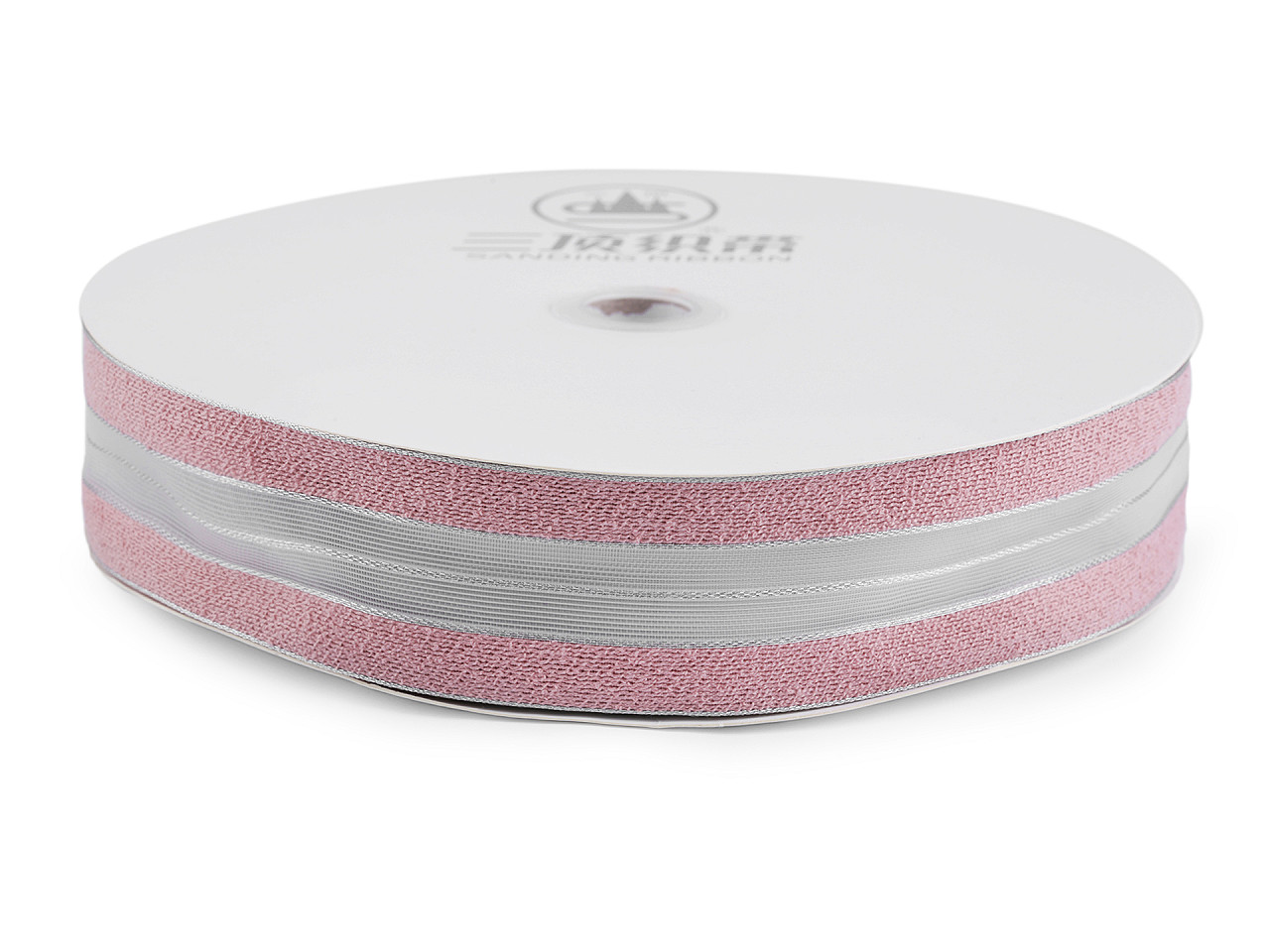 Panglica cu lurex latime 40 mm - Negru (45 Metri)