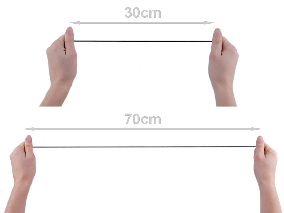 Elastic rotund, ø1,2 mm - Roșu (50 Metri)