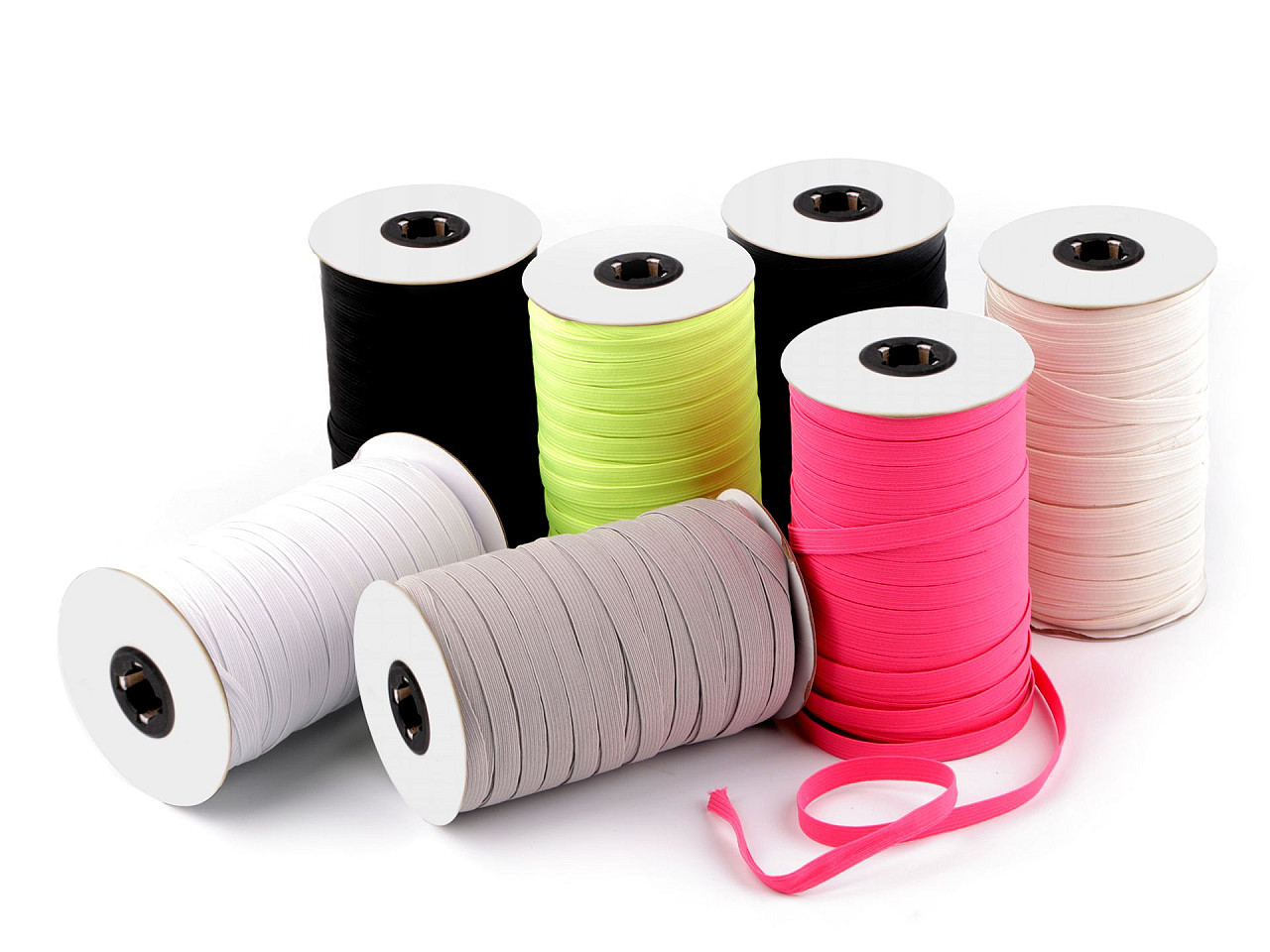 Elastic lenjerie intimă lățime 9 mm - Roz (90 Metri)