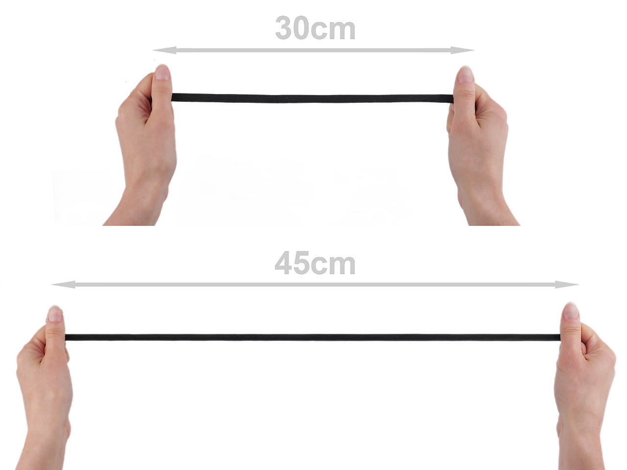 Elastic lenjerie intimă lățime 9 mm - Roz (90 Metri)