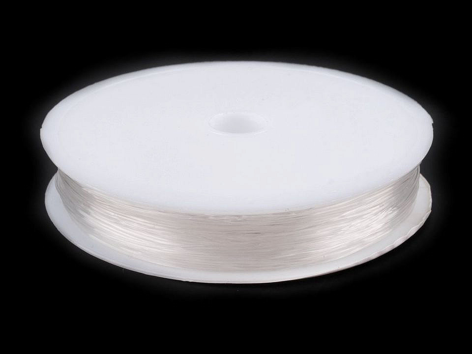 Fir elastic rotund, ø0,4-0,6 mm - Negru (1 Bucată) Fir elastic rotund, ø0,4-0,6 mm - Negru (1 Bucată)