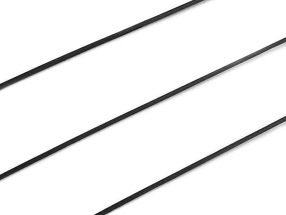 Fir elastic rotund, ø0,4-0,6 mm - Negru (1 Bucată) Fir elastic rotund, ø0,4-0,6 mm - Negru (1 Bucată)