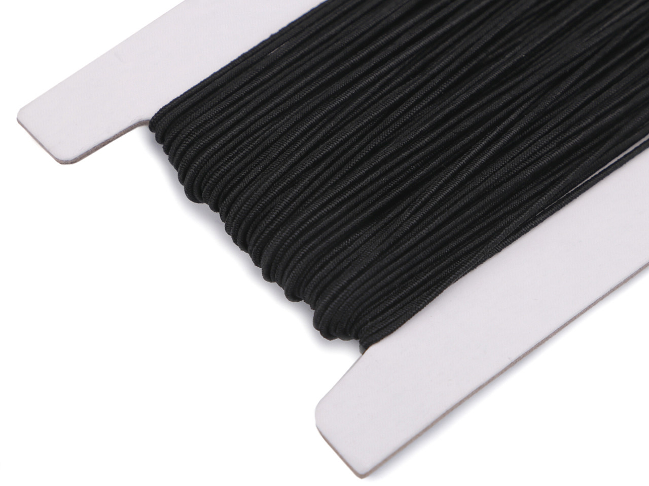 Elastic rotund, ø1 mm - Alb (25 Metri)