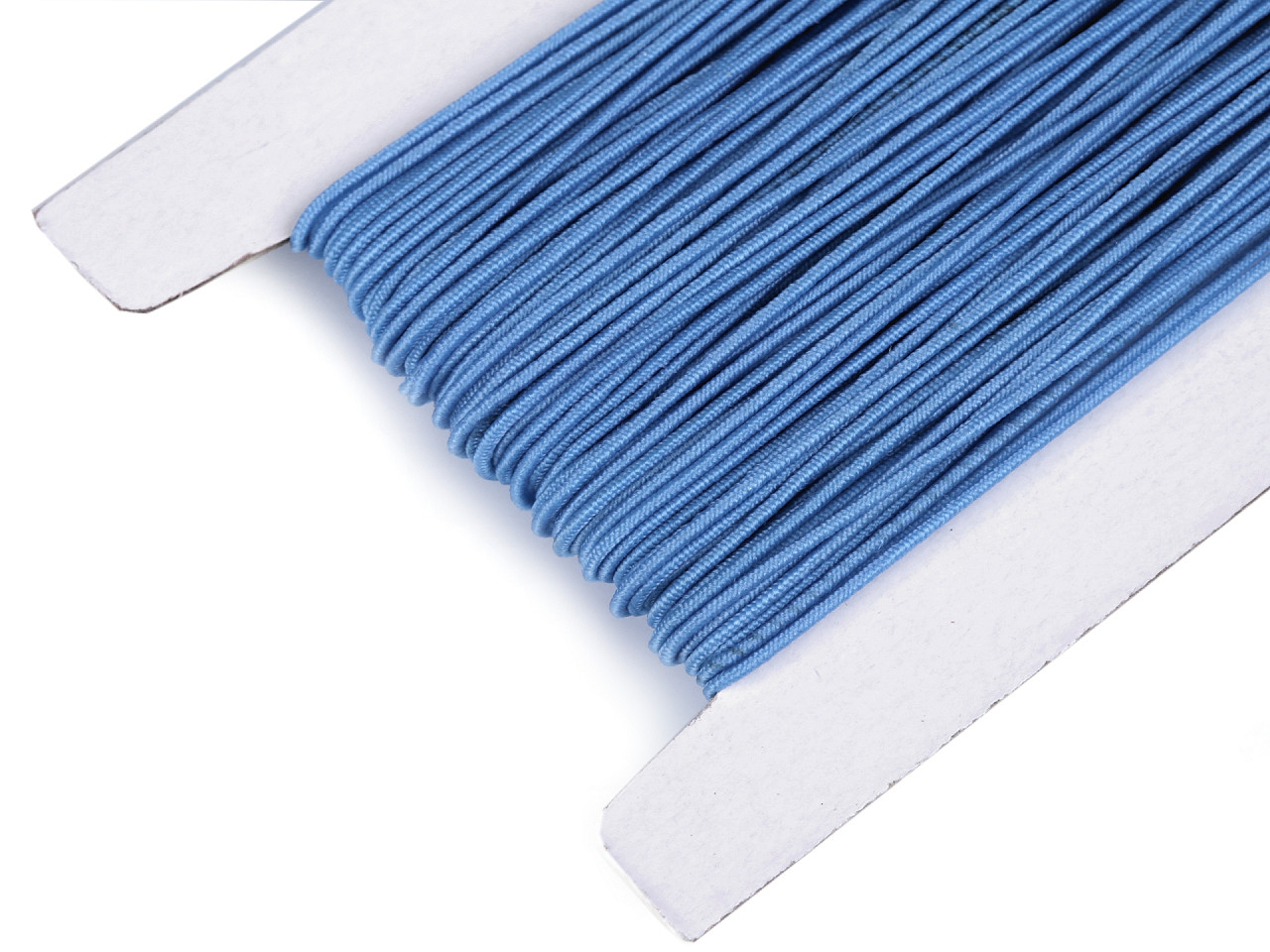 Elastic rotund, ø1 mm - Alb (25 Metri)