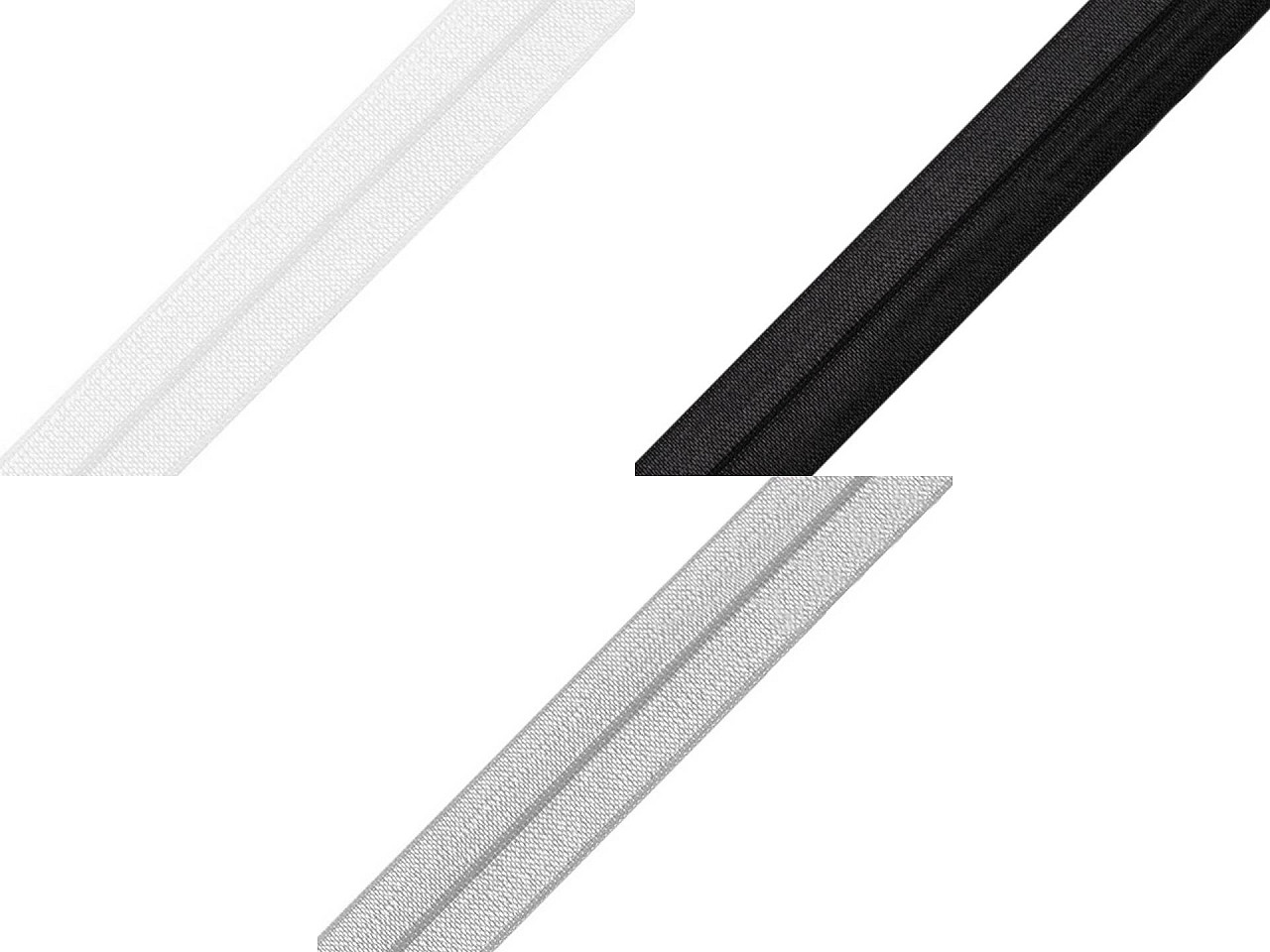 Elastic bias, lățime 18 mm - Roz (5 Metri)