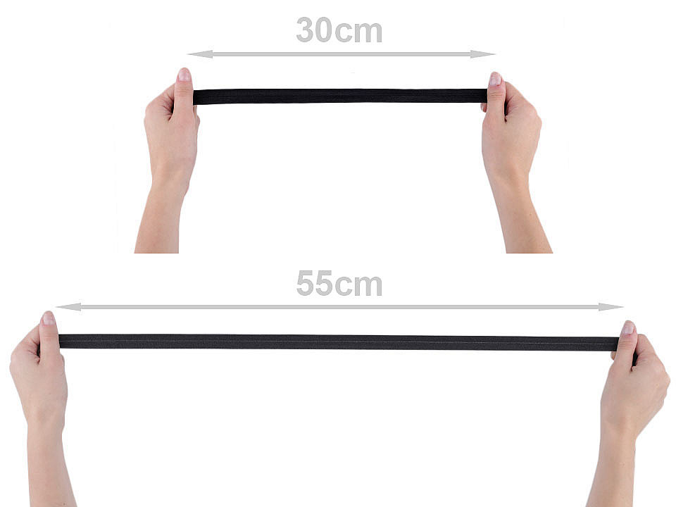 Elastic bias, lățime 18 mm - Roz (5 Metri)