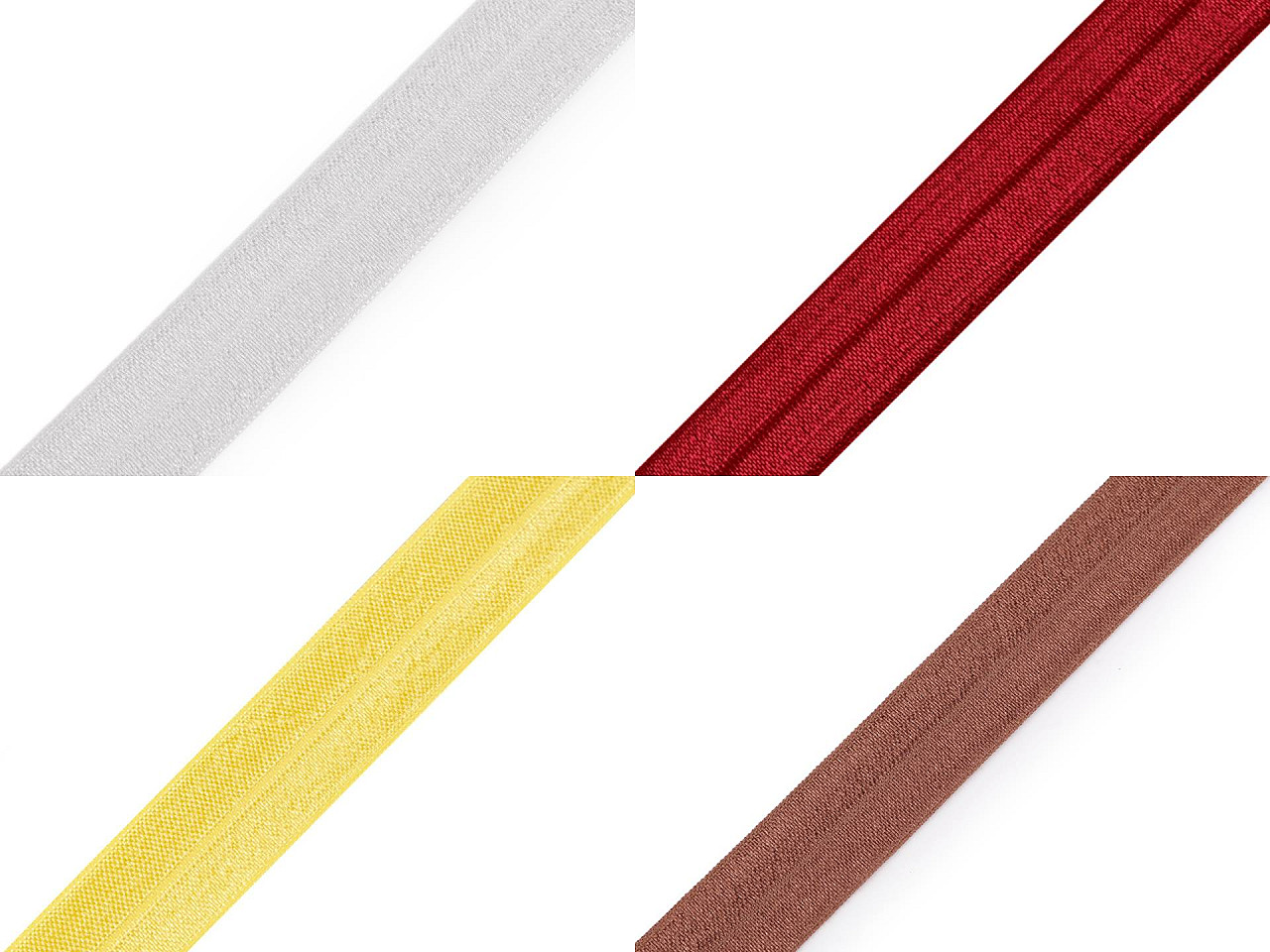 Elastic bias, lățime 20 mm - Galben muștar (1 Metru)