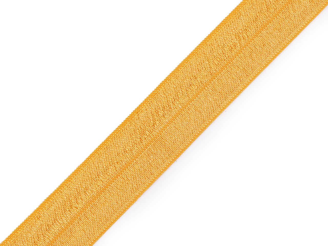 Elastic bias, lățime 20 mm - Galben muștar (1 Metru)