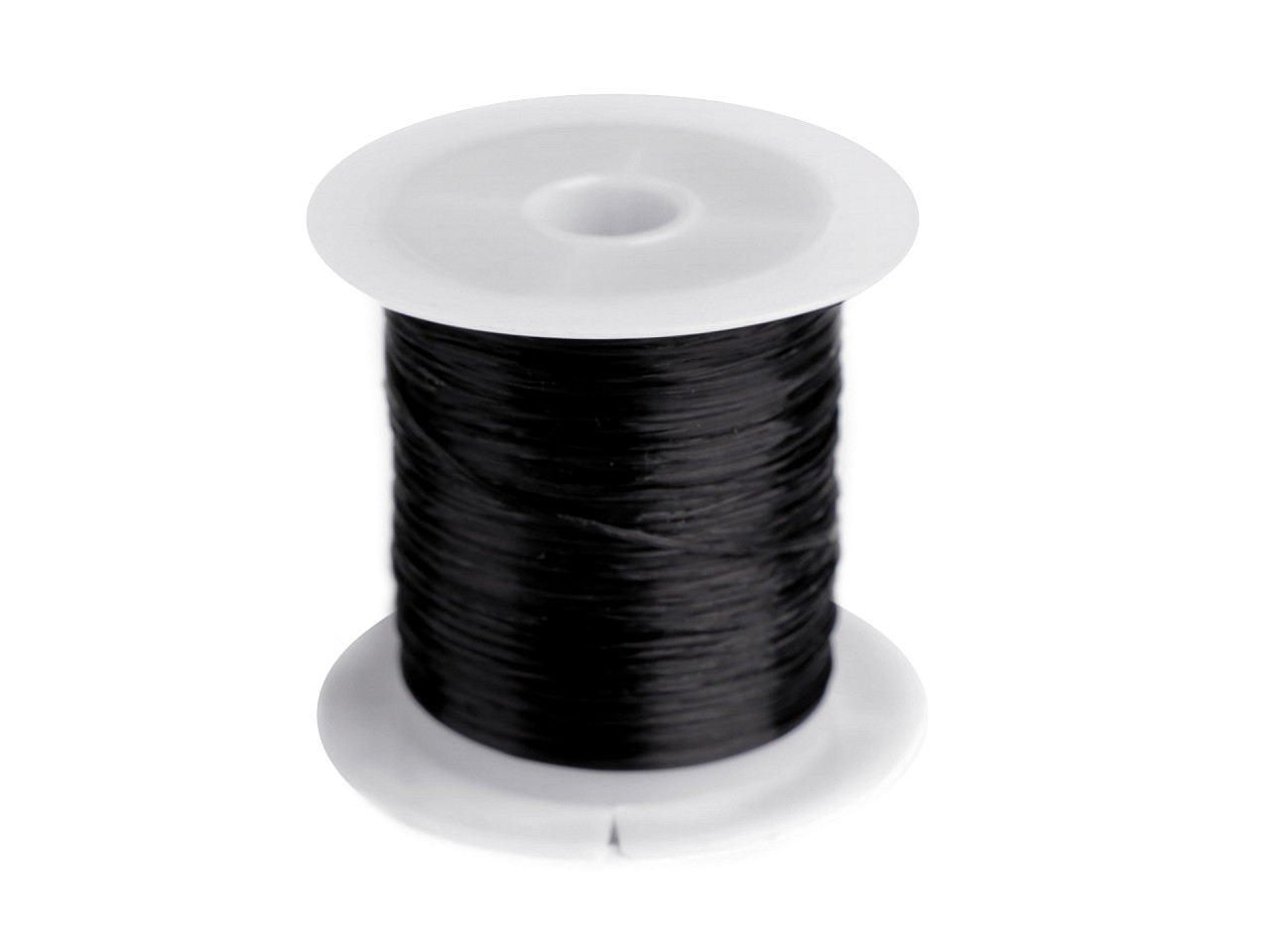 Fir elastic plat, 1 mm - Alb (25 Bucăți) Fir elastic plat, 1 mm - Alb (25 Bucăți)