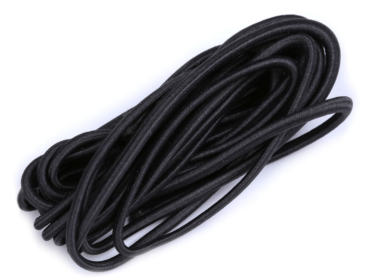 Elastic rotund, ø3 mm, 3 m/buc - Alb (1 Buchet)