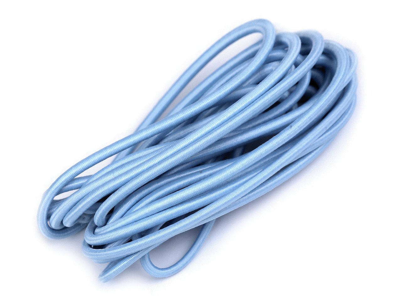 Elastic rotund, ø3 mm, 3 m/buc - Alb (1 Buchet)