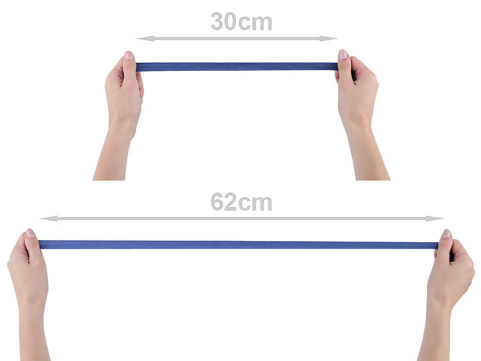 Elastic bias, lățime 16 mm - Roz mediu (25 Metri)