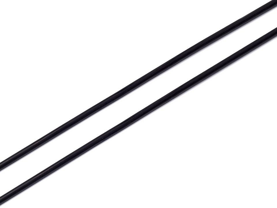 Fir elastic rotund, ø0,8 mm - Negru (1 Bucată) Fir elastic rotund, ø0,8 mm - Negru (1 Bucată)