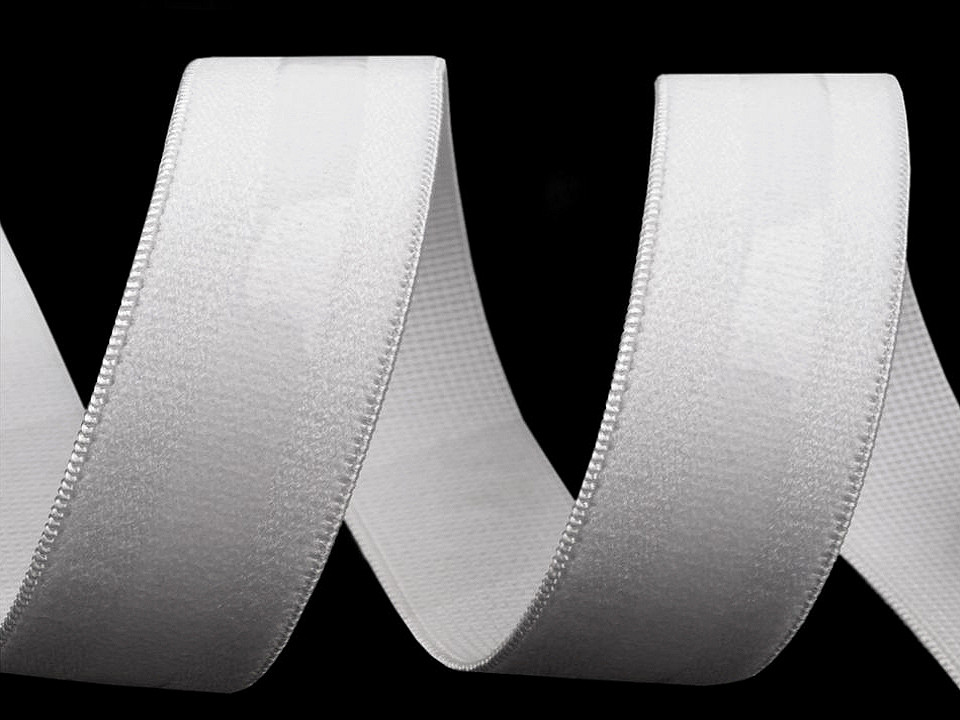 Elastic cu bandă siliconică, lățime 20 mm - Nude (20 Metri)