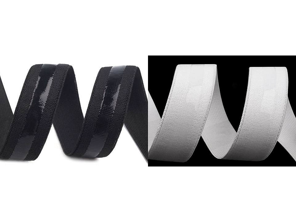 Elastic cu bandă siliconică, lățime 20 mm - Nude (20 Metri)