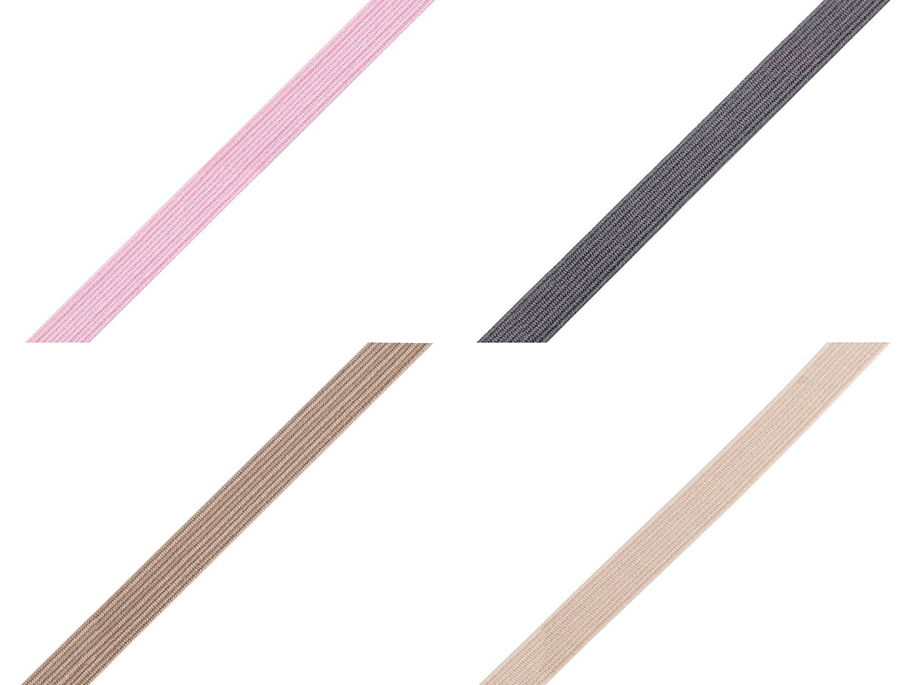 Elastic confecții, lățime 7 mm - Roșu (50 Metri)