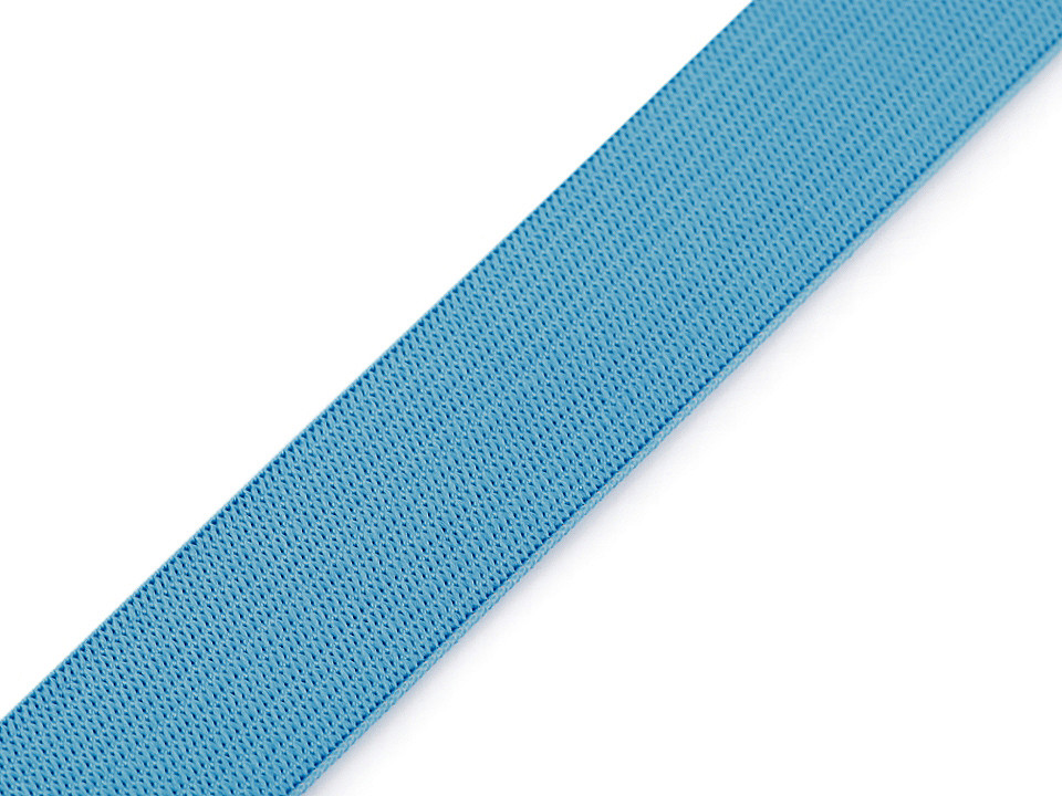 Elastic lat, lățime 20 mm - Albastru închis (1 Metru)