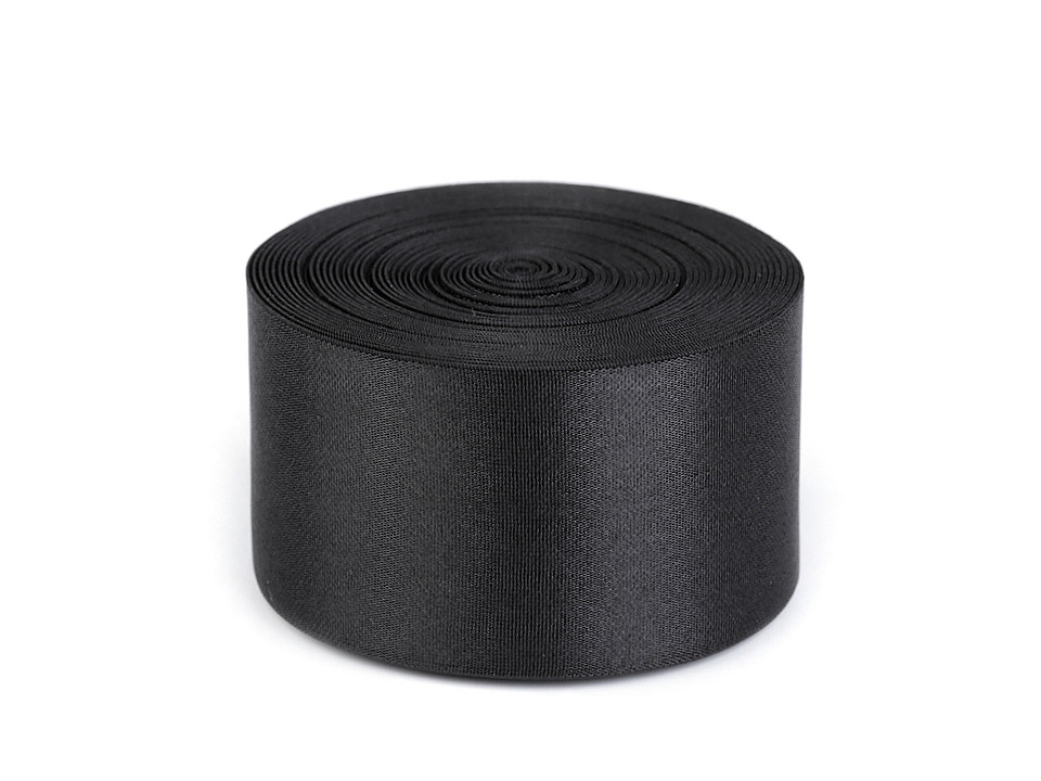 Elastic satinat, lățime 50 mm - Roz pudrat (1 Metru)