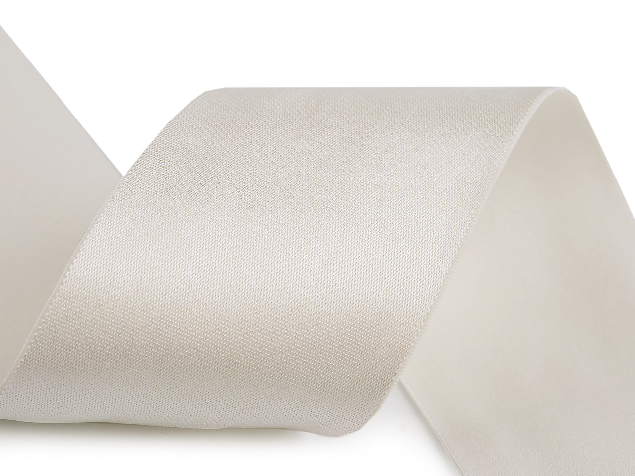 Elastic satinat, lățime 50 mm - Roz pudrat (1 Metru)