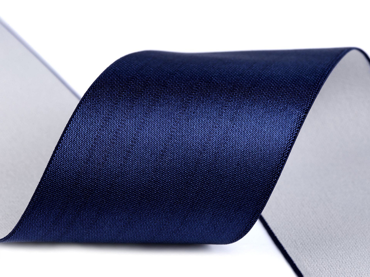 Elastic satinat, lățime 50 mm - Roz pudrat (1 Metru)