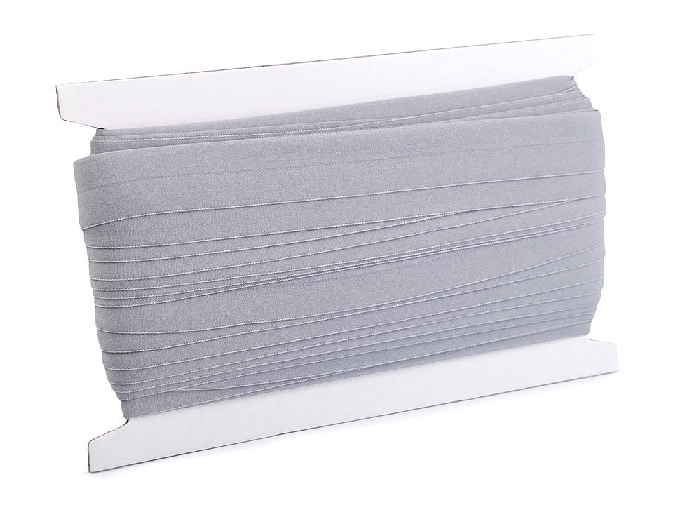 Elastic bias, lățime 20 mm - Gri porumbel (1 Metru)