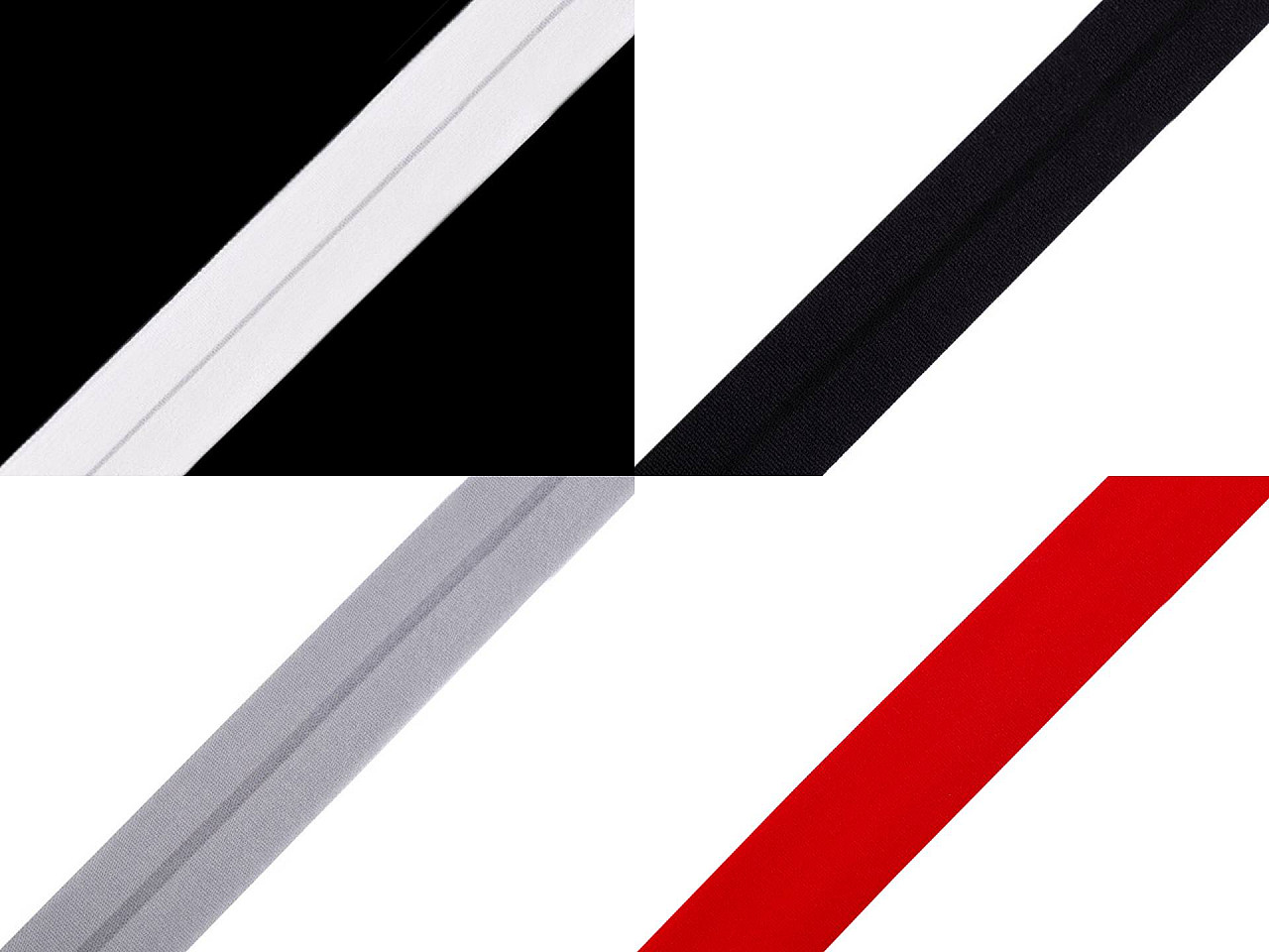 Elastic bias, lățime 20 mm - Gri porumbel (1 Metru)