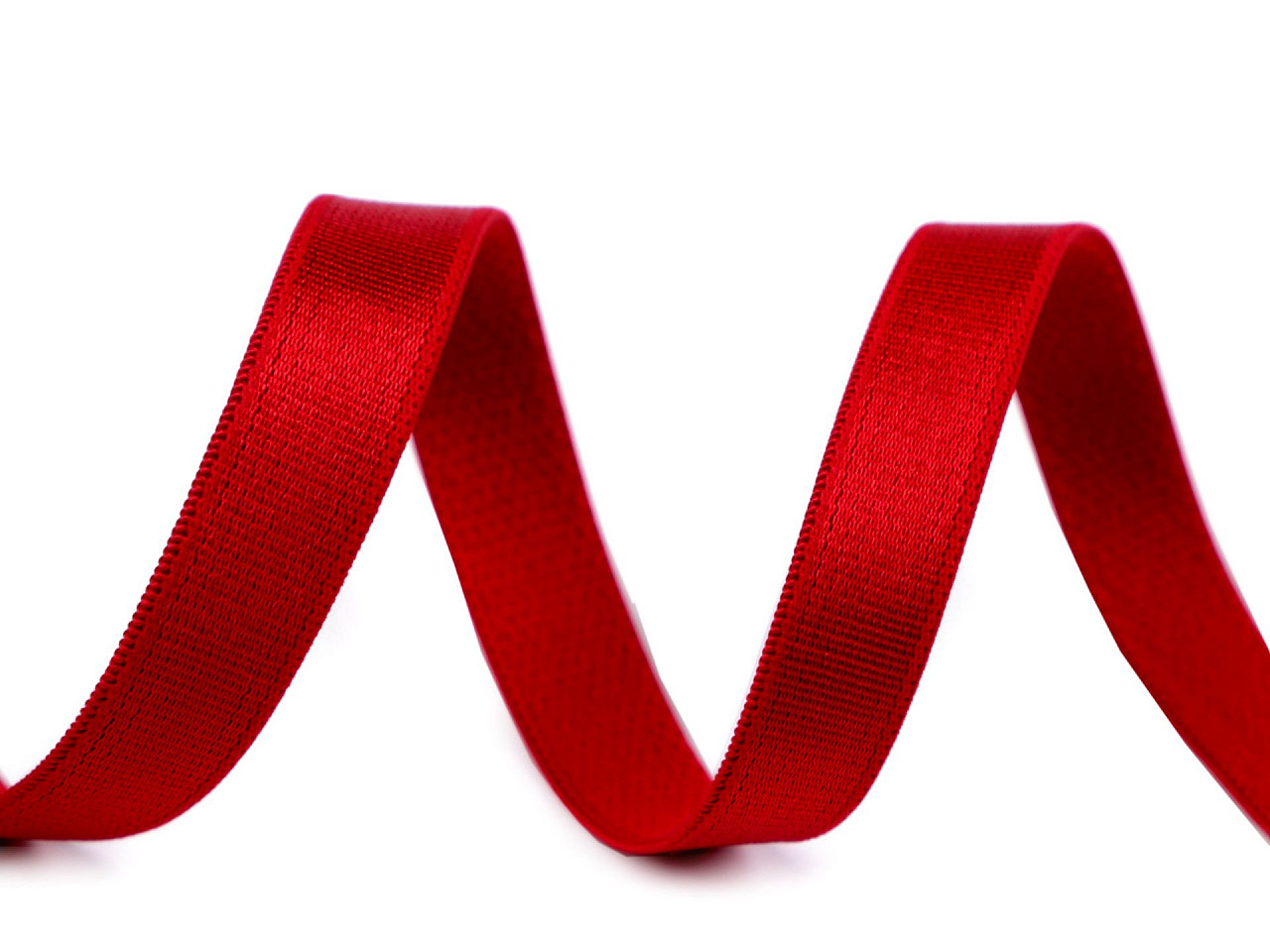 Elastic satinat / bretele sutien, lățime 12 mm - Negru (1 Metru)