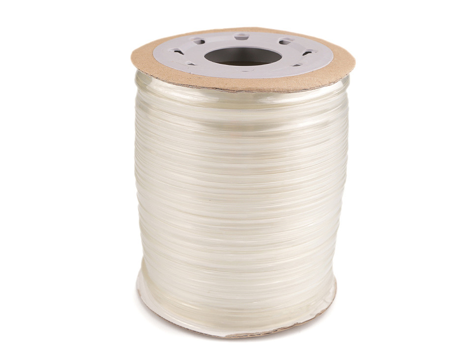 Elastic siliconic, lățime 15 mm - Transparent (20 Metri)