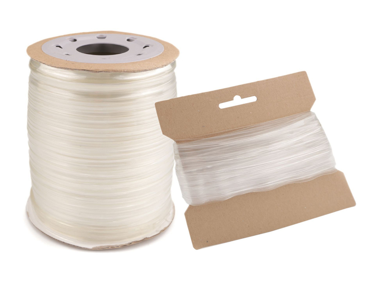 Elastic siliconic, lățime 15 mm - Transparent (20 Metri)