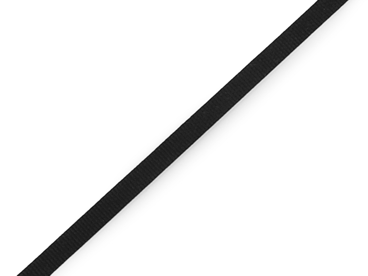 Elastic confecții, lățime 4 mm - Negru (25 Metri)