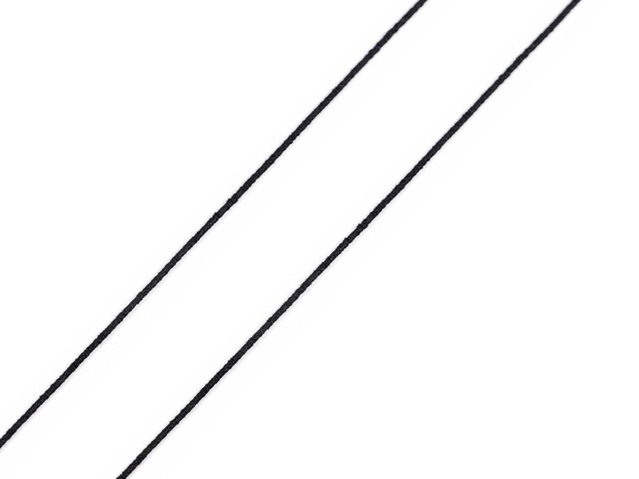 Elastic rotund, ø0,8 mm - Alb (50 Metri)