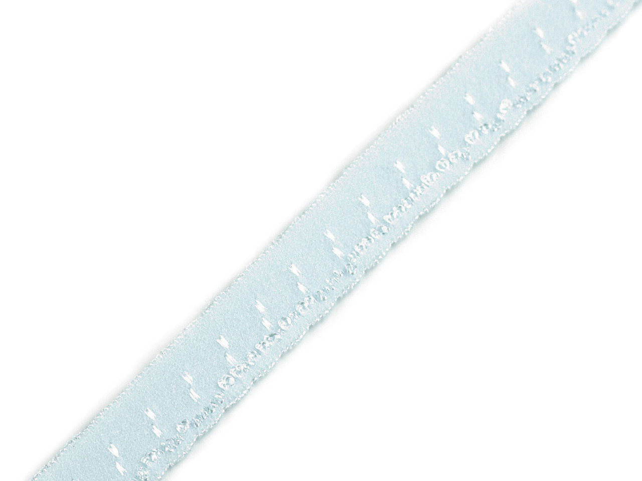 Banda elastica decorativa latime de 10 mm - Albastru deschis (18 Metri)