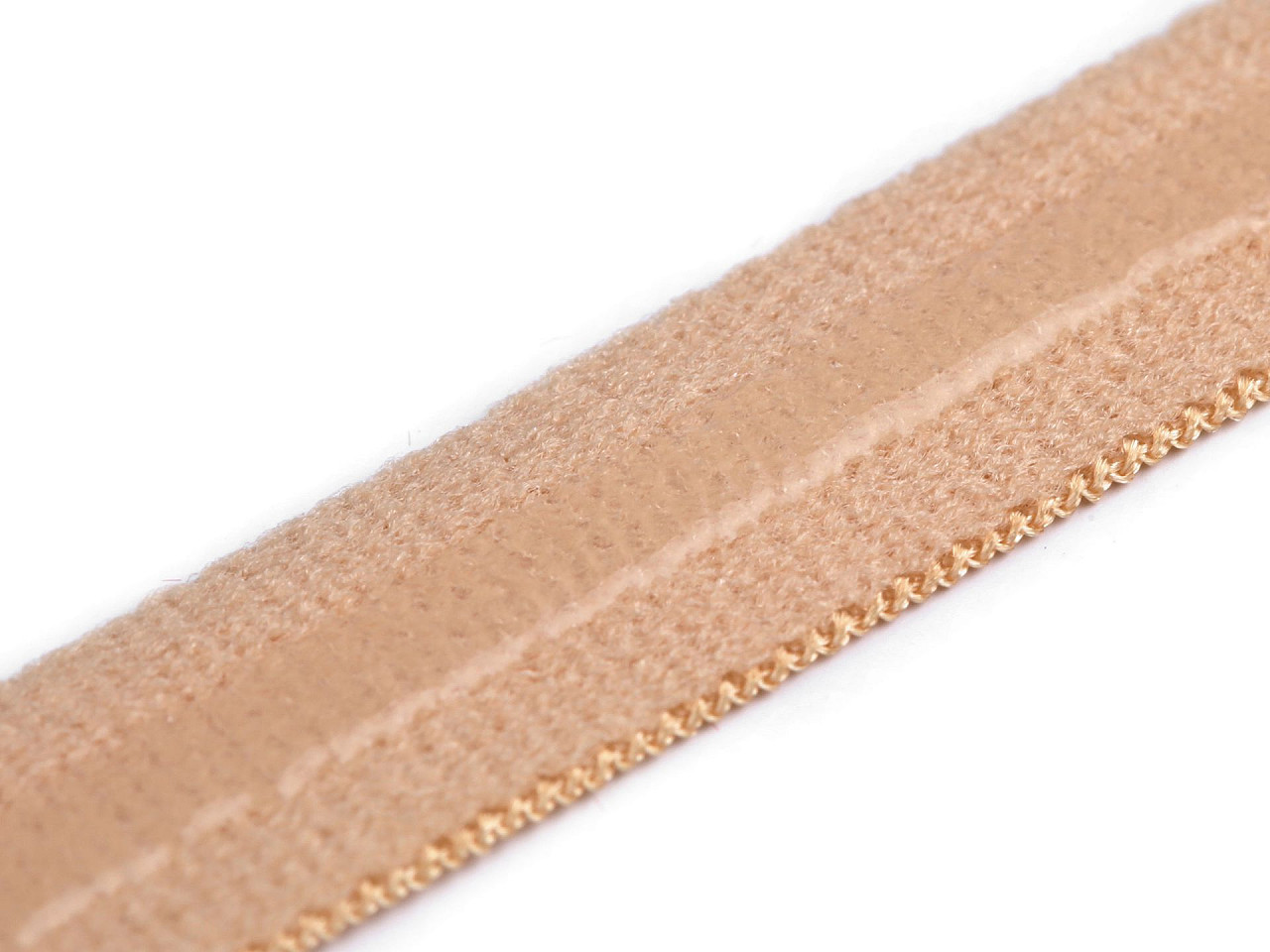 Banda elastica cu silicon  12 mm - Negru (1 Metru)