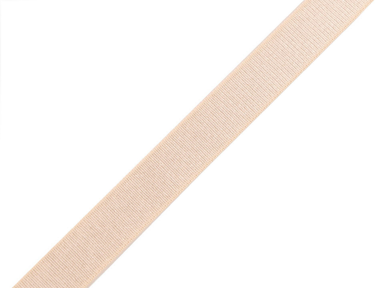 Elastic satinat 15 mm - Alb (10 Metri)