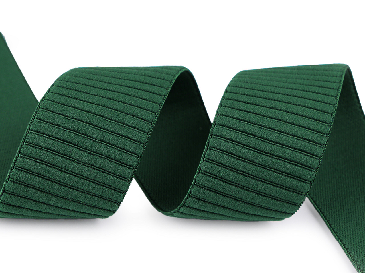 Banda elastica moale 38 mm - Negru (1 Metru)