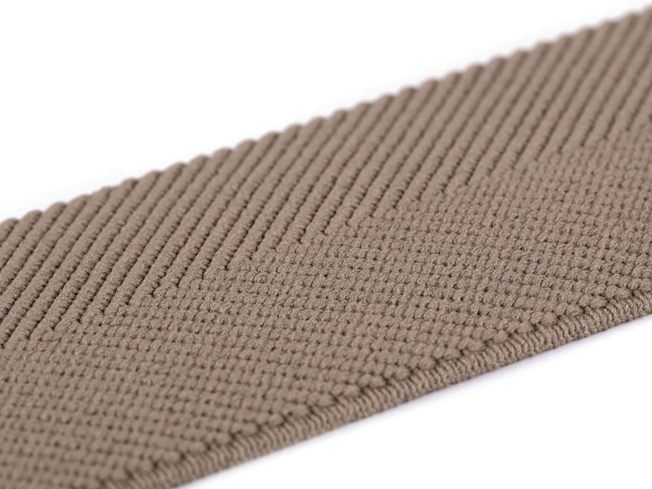 Elastic cu model twill pentru curele si bretele, latime 40 mm - Roșu (1 Metru)