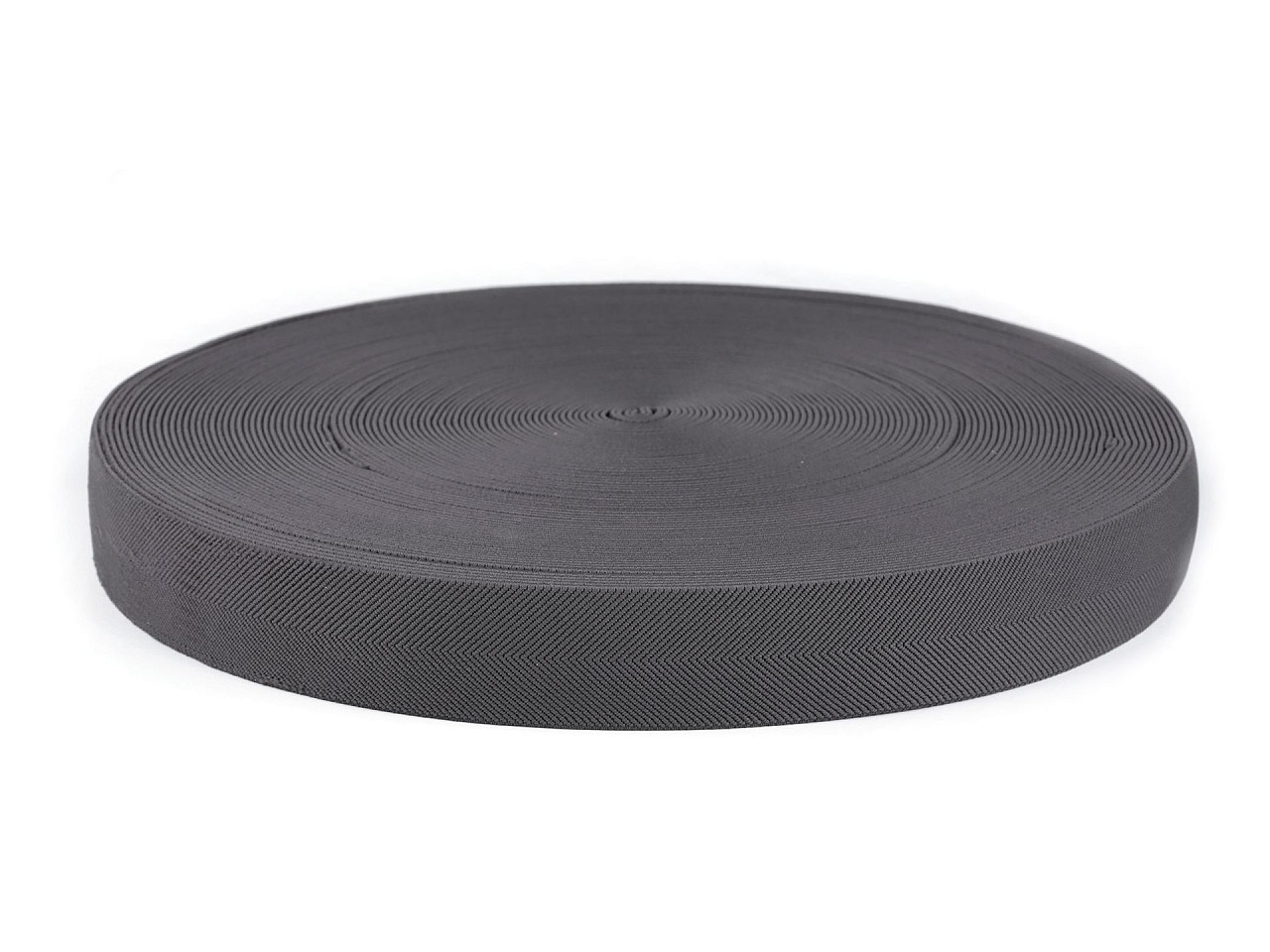 Elastic cu model twill pentru curele si bretele, latime 40 mm - Roșu (1 Metru)