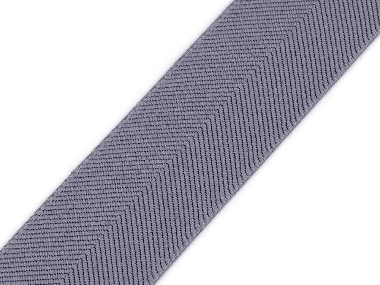 Elastic cu model twill pentru curele si bretele, latime 40 mm - Roșu (1 Metru)