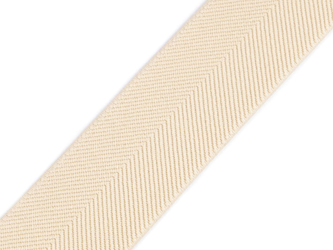 Elastic cu model twill pentru curele si bretele, latime 40 mm - Roșu (1 Metru)