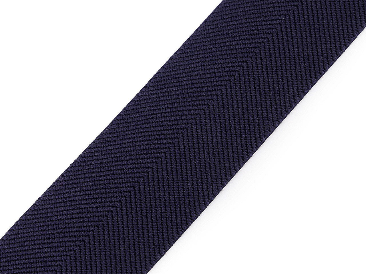 Elastic cu model twill pentru curele si bretele, latime 40 mm - Roșu (1 Metru)