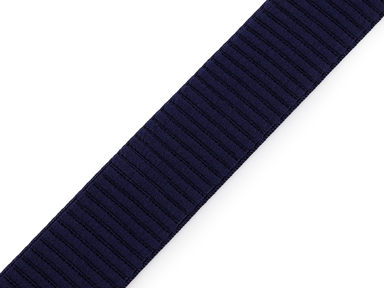 Banda elastica moale 30 mm - Albastru închis (1 Metru)