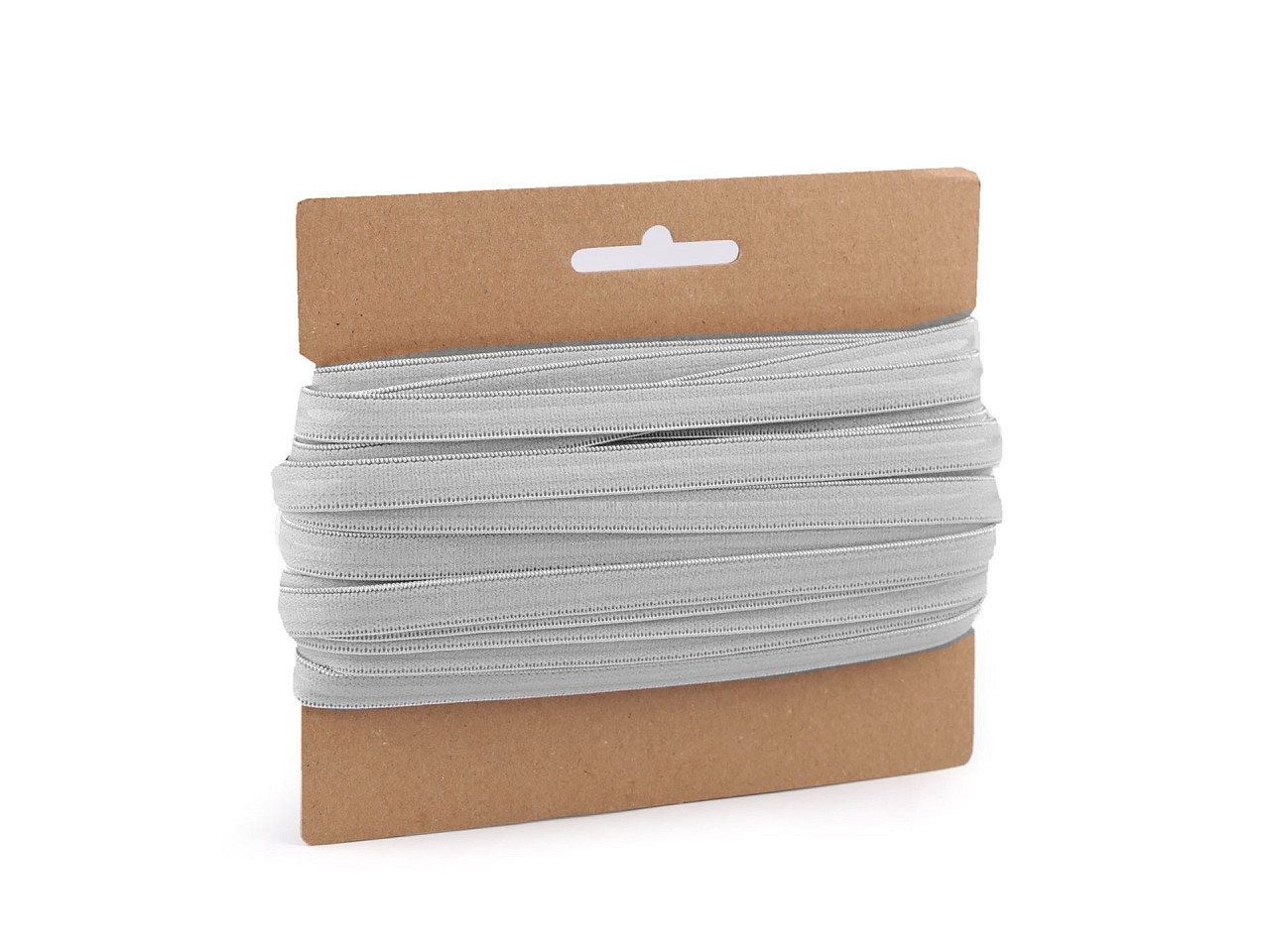 Banda elastica cu silicon 10mm - Verde mentă (18 Metri)