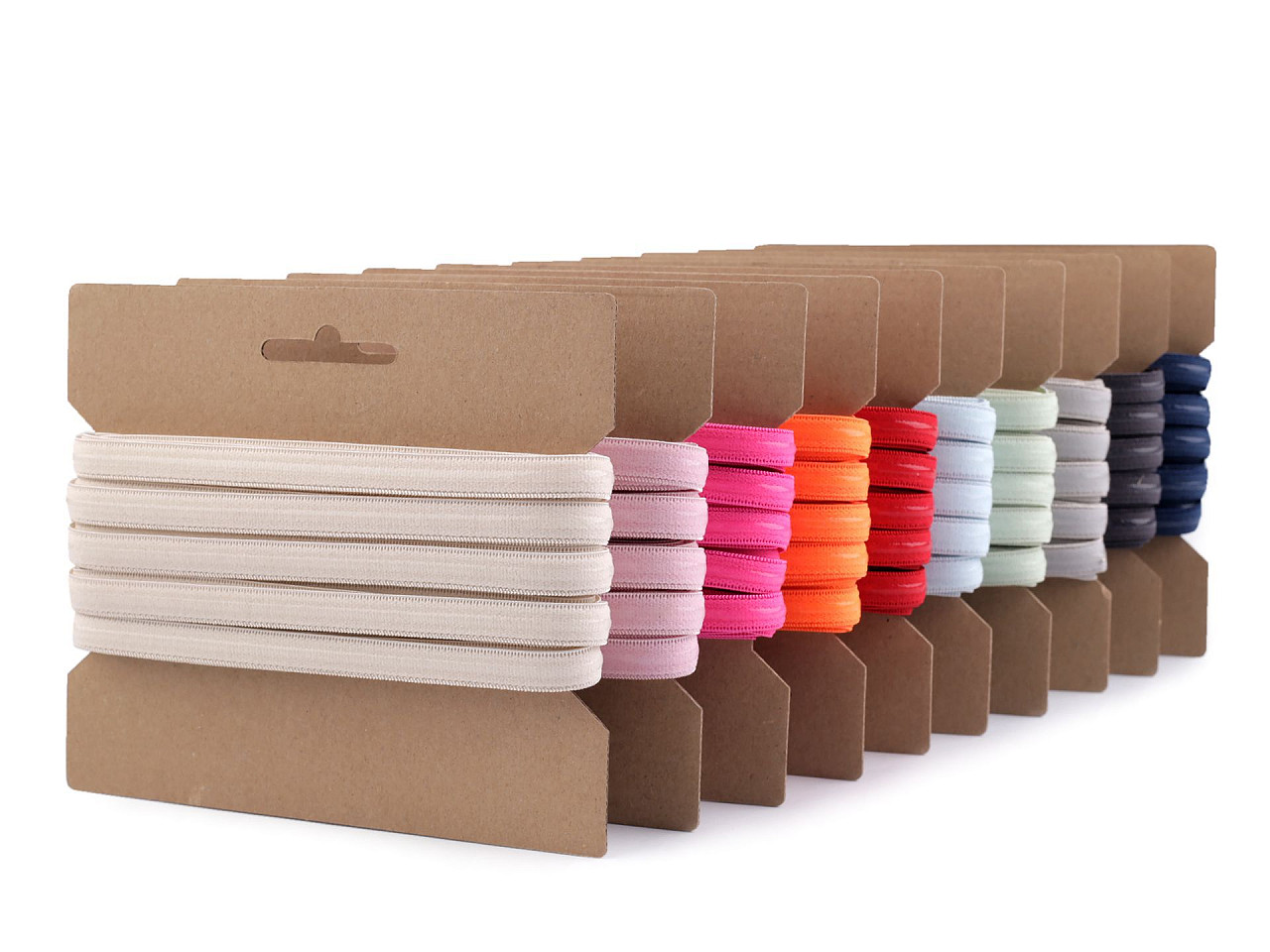 Banda elastica cu silicon 10mm - Verde mentă (18 Metri)