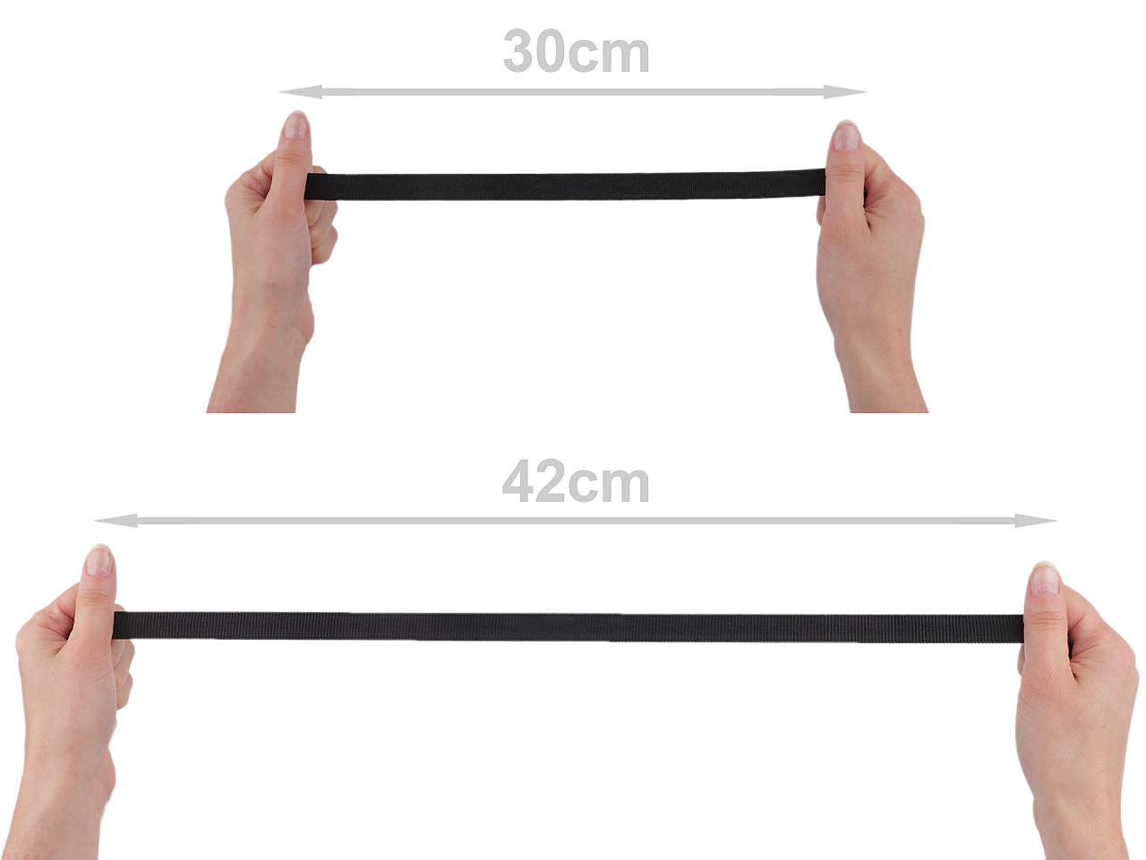 Elastic ripsat / elastic sutien 15 mm - Alb (18 Metri)