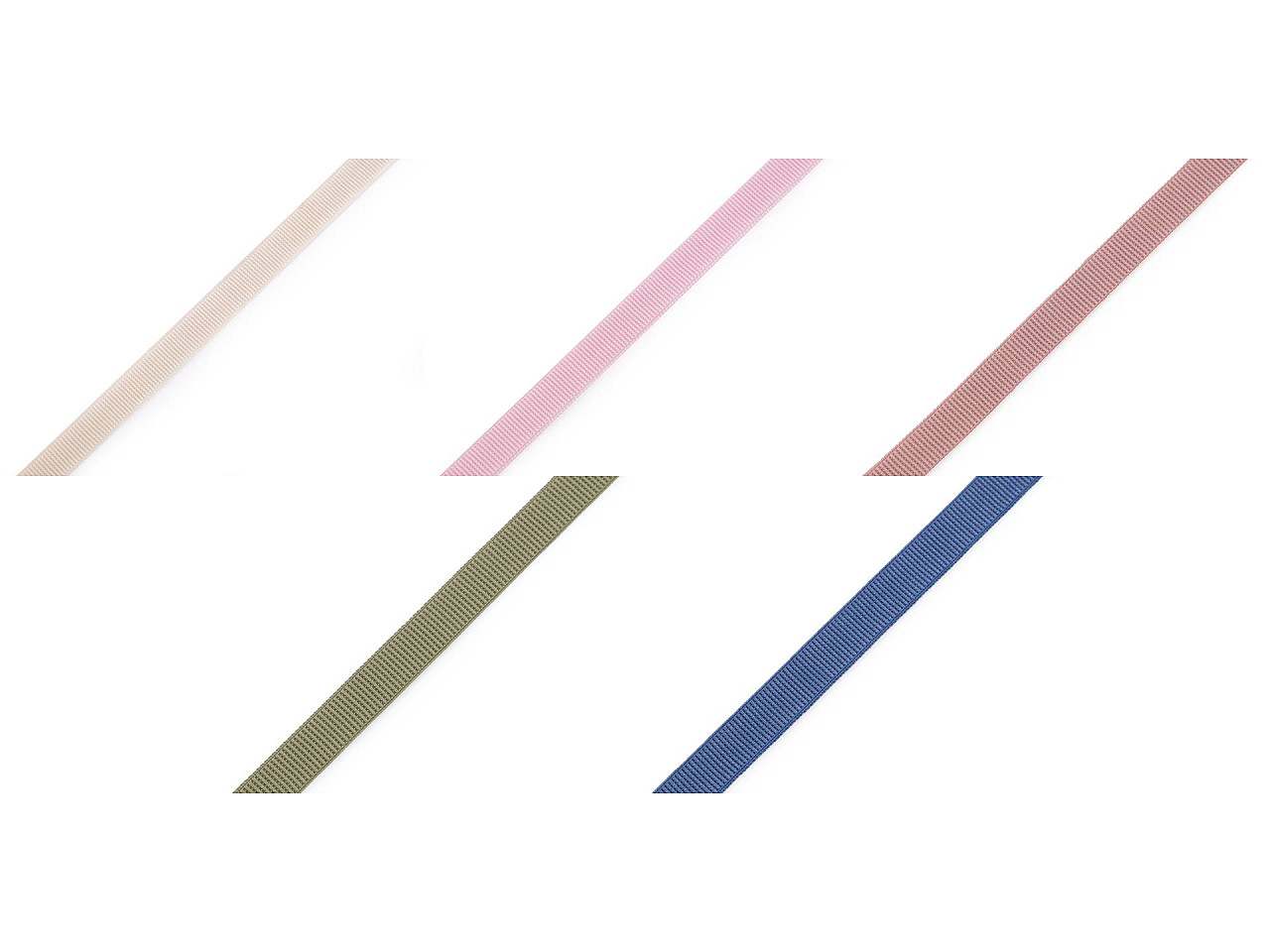 Elastic ripsat / elastic sutien 10 mm - Albastru denim (90 Metri)