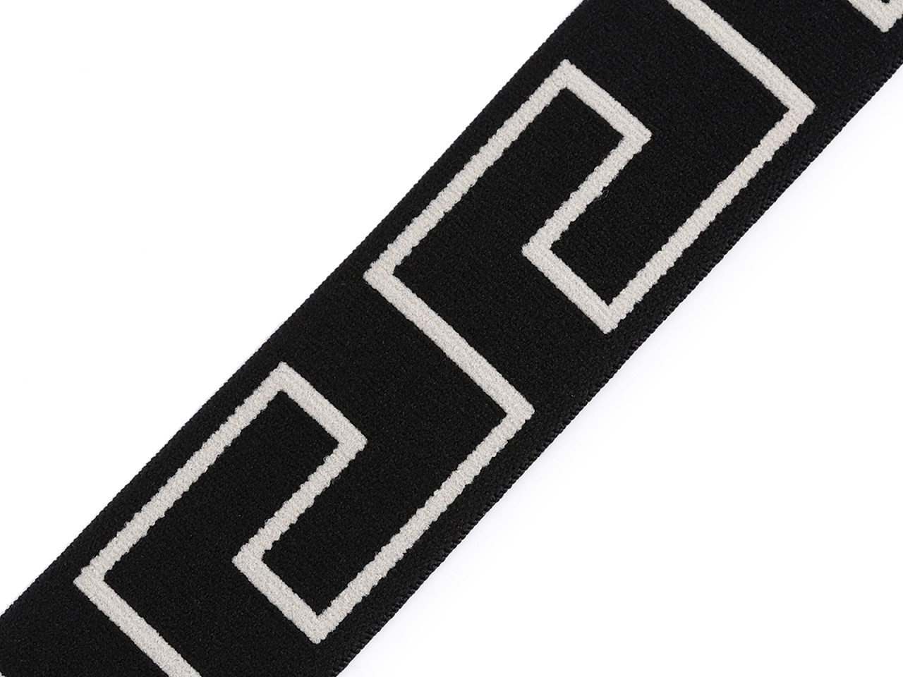 Banda elastica moale, 40 mm - Negru (1 Metru)