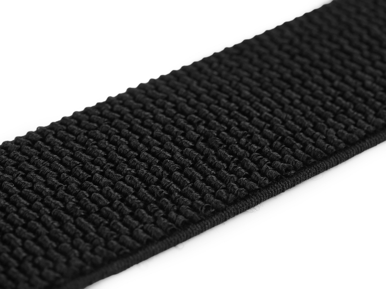 Banda elastica 40 mm - Negru (1 Metru)