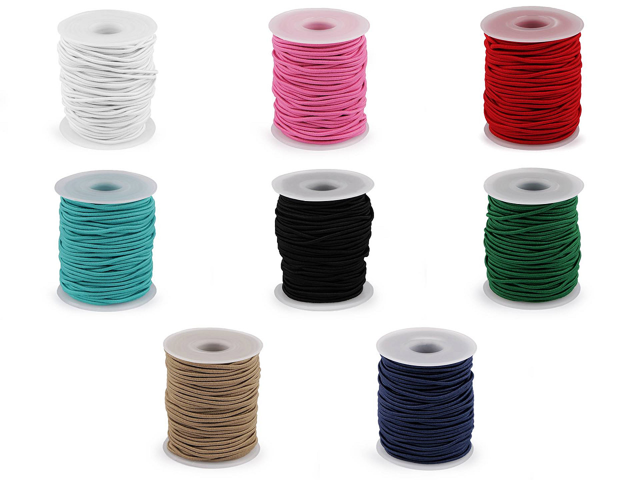 Elastic rotund ø2 mm - Turcoaz (25 Metri)