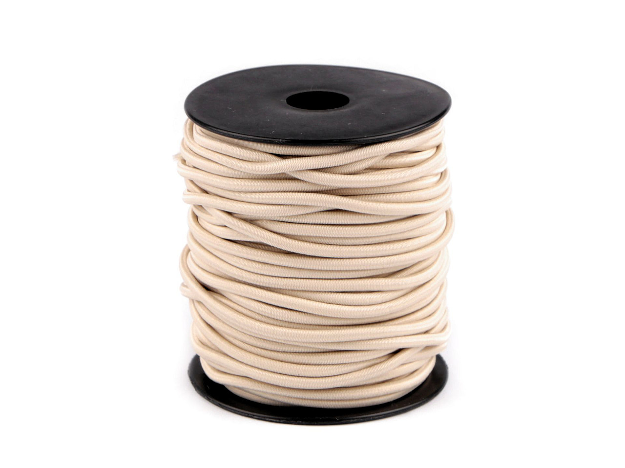 Elastic rotund ø3 mm - Gri deschis (25 Metri)