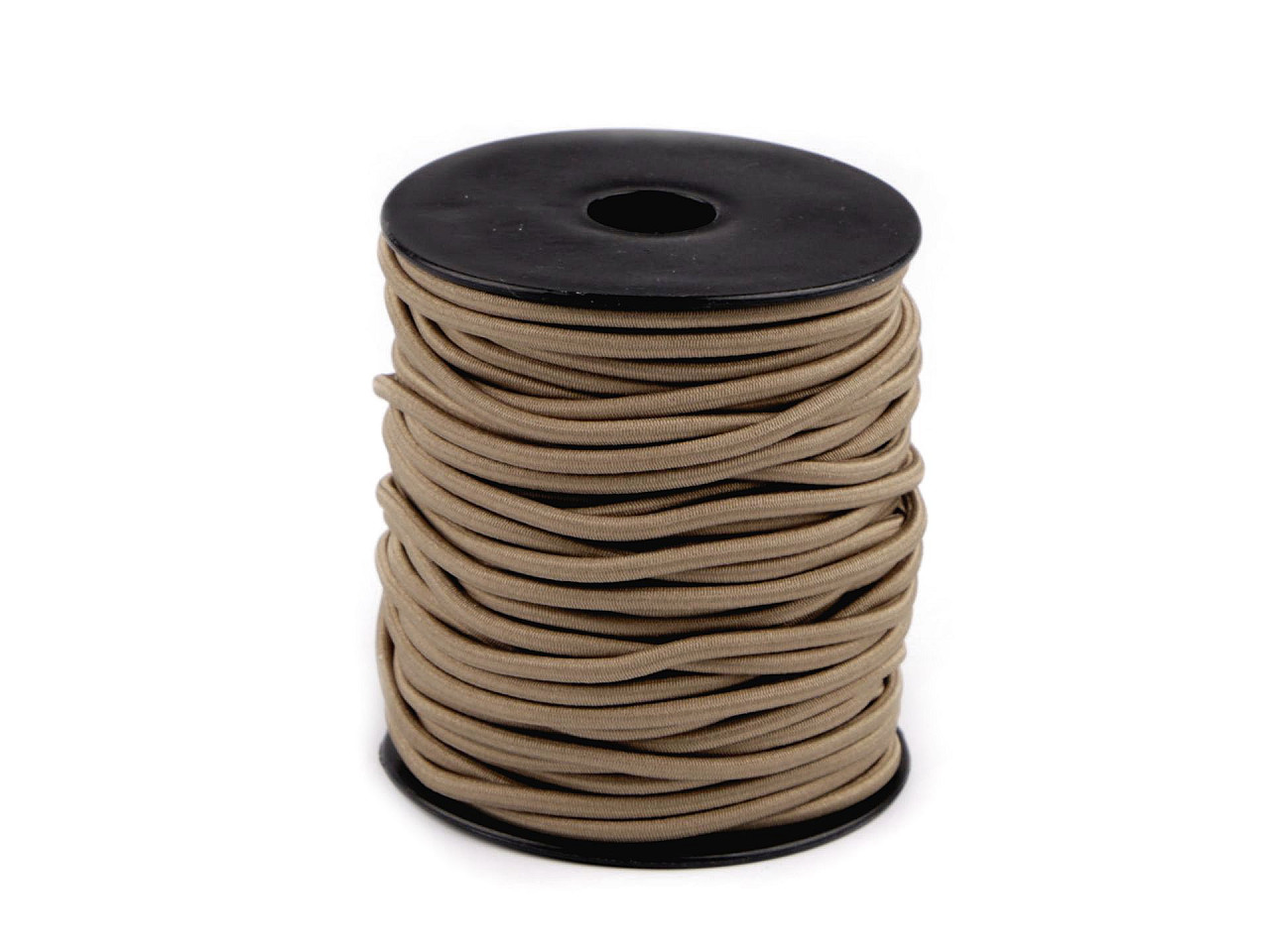 Elastic rotund ø3 mm - Gri deschis (25 Metri)